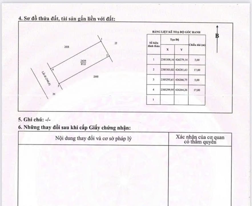 Đất thổ cư Phú Xá Thái Nguyên 85m² giá 1 tỷ - Mặt tiền rộng 5m, đầu tư sinh lời!