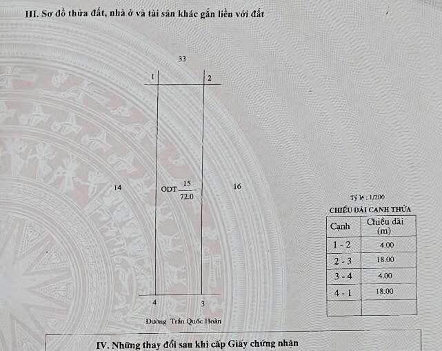 Đất mặt đường Trần Quốc Hoàn, Nam Định 72m² giá 3 tỷ - Vị trí đẹp, giao thông thuận tiện!