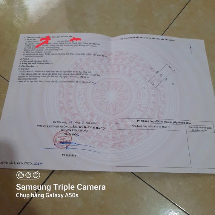 Đất nền Mỹ Hưng, Thanh Oai 79m² giá mềm - Phong thuỷ tuyệt vời!