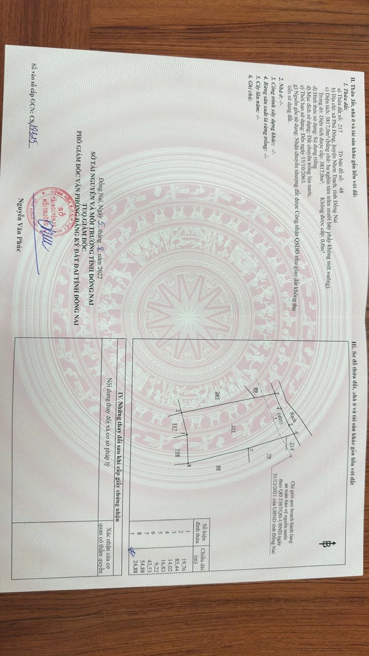 Đất nền Phú Đông Nhơn Trạch 13680m² giá 6.12 tỷ - Cơ hội đầu tư hấp dẫn!