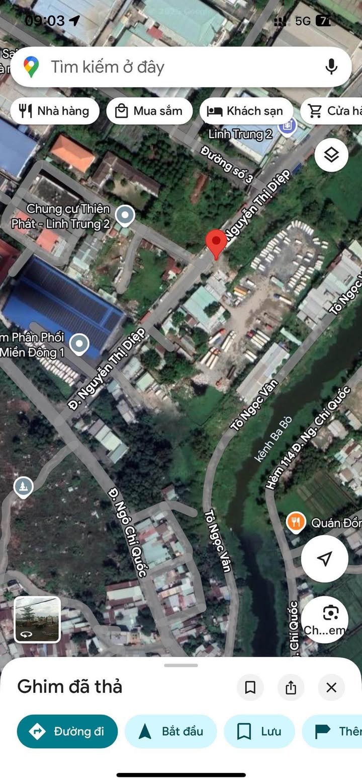 Đất mặt tiền đường Nguyễn Thị Điệp, Thủ Đức 1100m² giá 36 tỷ - Cơ hội đầu tư tuyệt vời!