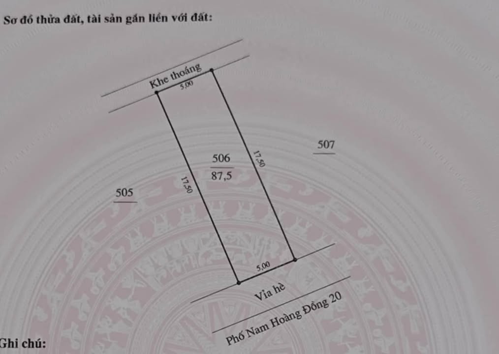 Đất nền dự án Nam Hoàng Đồng Lạng Sơn 87,5m² - Giá thỏa thuận chính chủ!