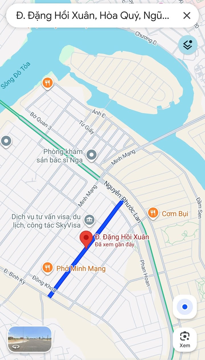 Đất nền 165m² Đặng Hồi Xuân, Đà Nẵng chỉ 11 tỷ - Đầu tư sinh lời ngay!