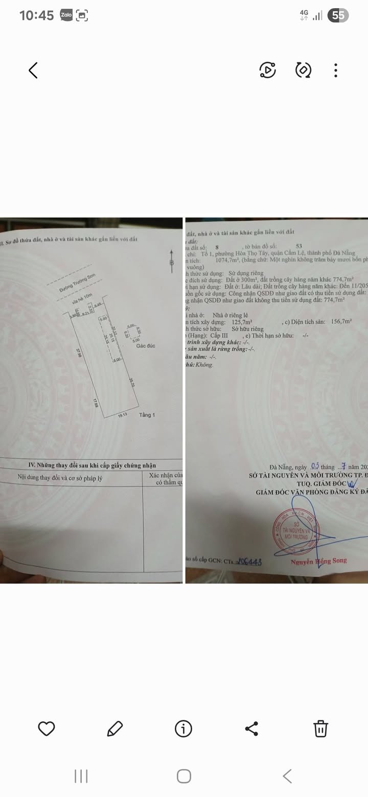 Đất mặt tiền Quốc lộ 14B - Cẩm Lệ, Đà Nẵng - 1074m² - Vị trí vàng kinh doanh!