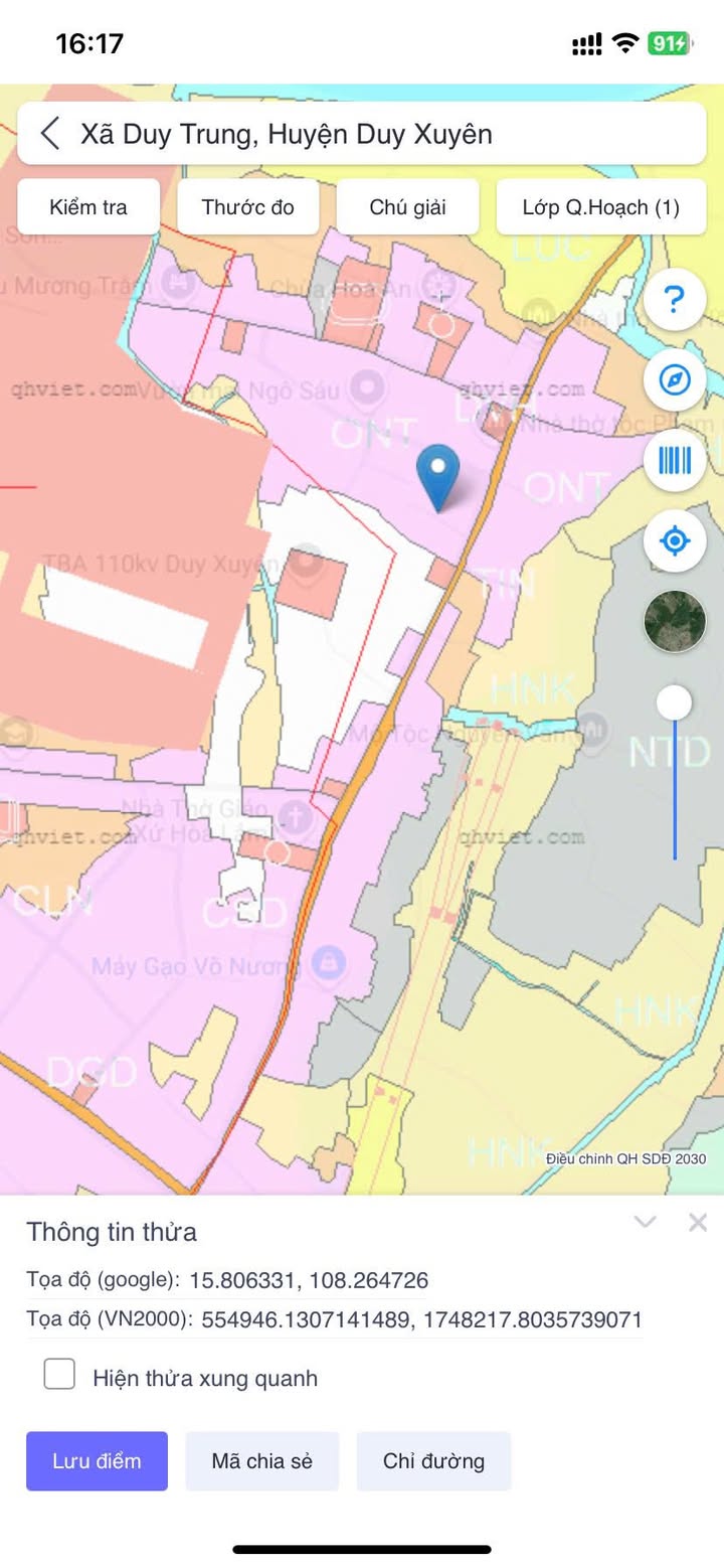 Đất thổ cư Duy Trung 112m² giá 600 triệu - Pháp lý rõ ràng, đầu tư sinh lời!