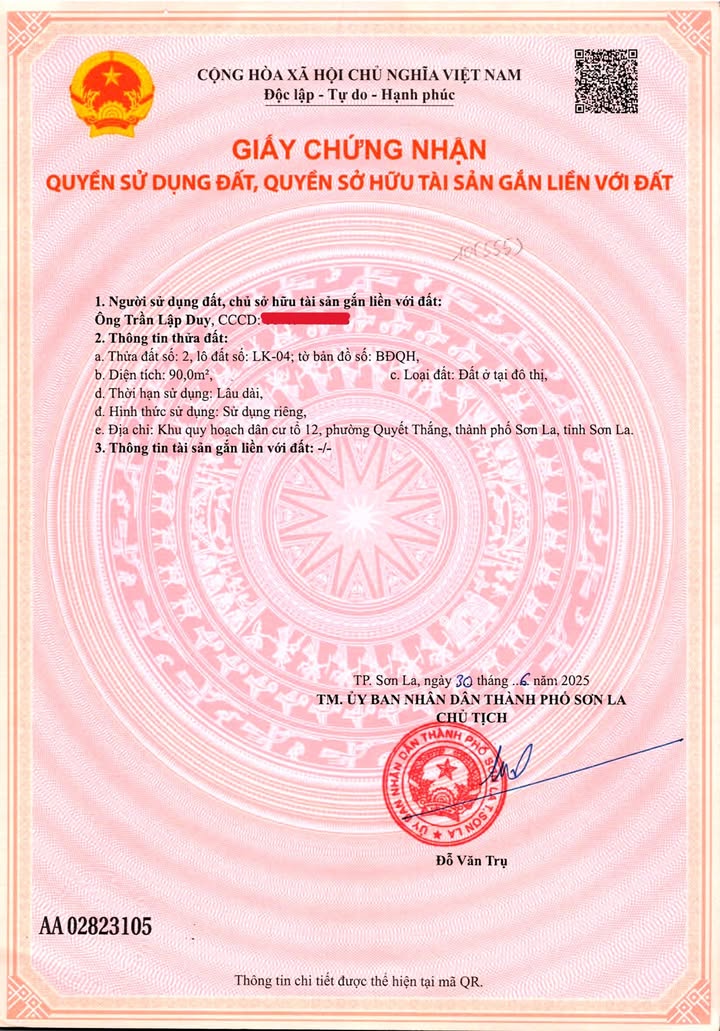 Đất thổ cư 180m² tại Quyết Thắng - Bán gấp do chuyển công tác!