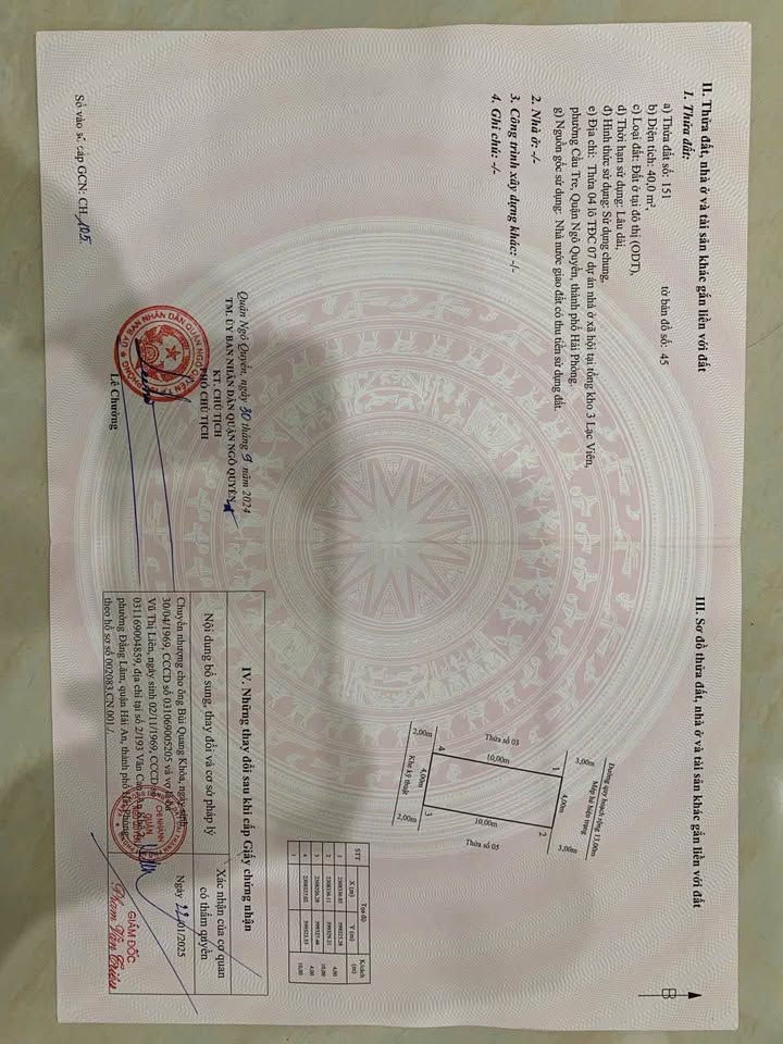 Đất nền tái định cư Kho Ba Lạc Viên 40m² giá 5 tỷ - Vị trí vàng để ở và kinh doanh!