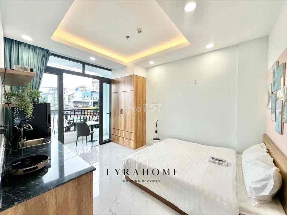 Căn hộ Studio Nguyễn Xí 30m² giá 6.5 triệu - Ban công thoáng mát, đầy đủ nội thất!