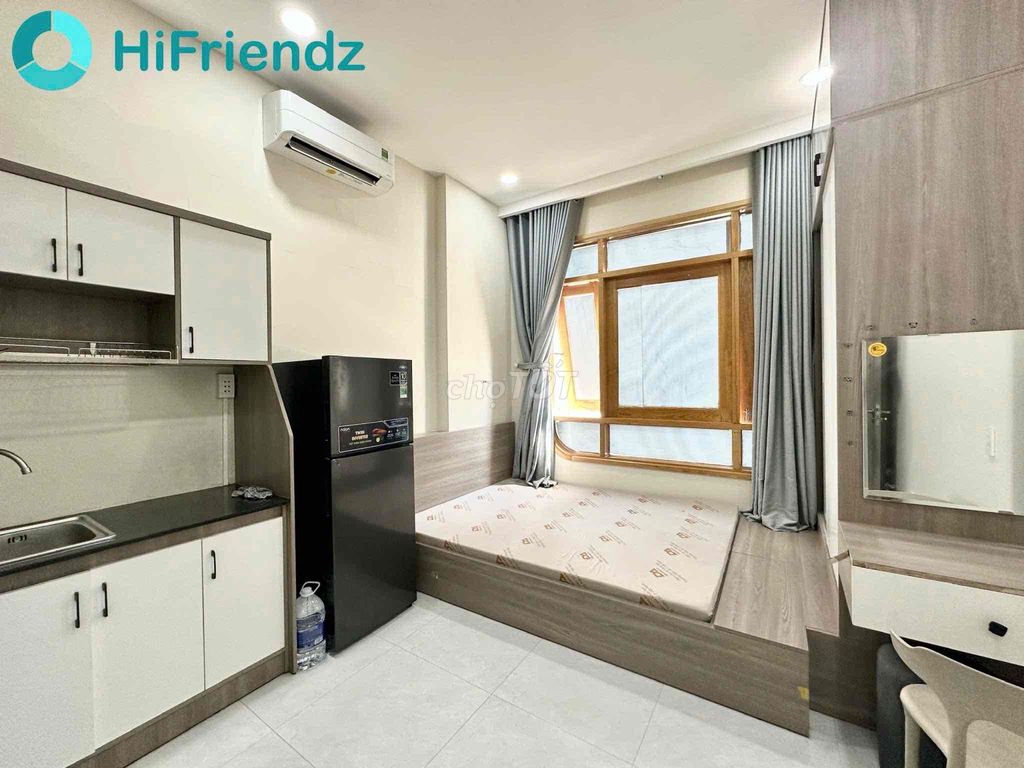 Căn hộ Nguyễn Đình Chiểu Quận 3 25m² giá 6.8 triệu - Cửa sổ lớn đón nắng thoáng đãng!