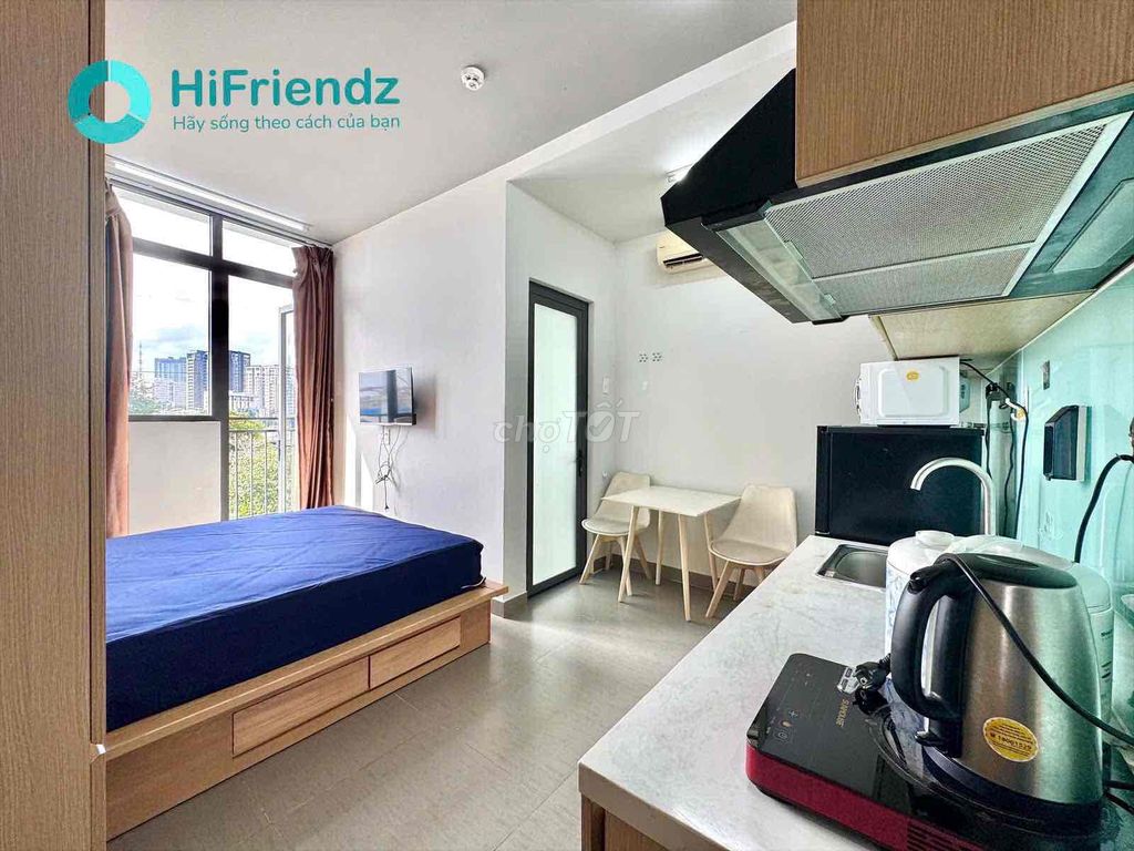 Căn hộ mini cho thuê tại Phạm Thế Hiển, quận 8, 22m² - Đầy đủ nội thất, bảo vệ 24/7!