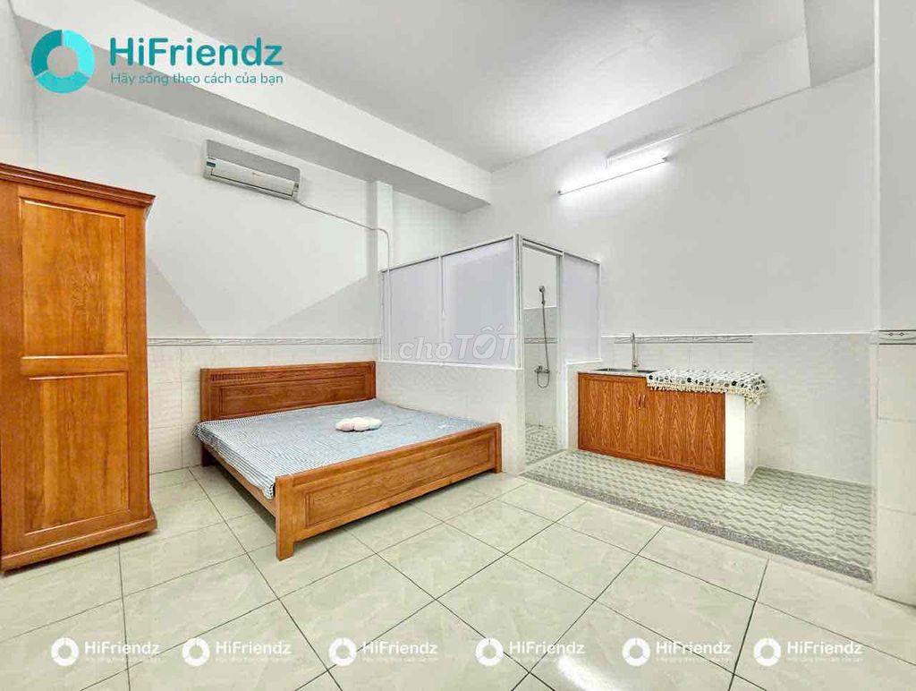 Căn hộ cao cấp 25m² tại Quận Bình Tân - Giá chỉ 2.5 triệu, đầy đủ tiện nghi!