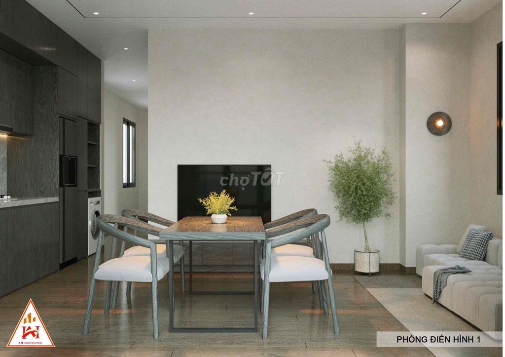 Căn hộ cao cấp cho thuê tại Âu Cơ, Tân Bình 50m² giá 9.9 triệu - Full nội thất sang trọng!