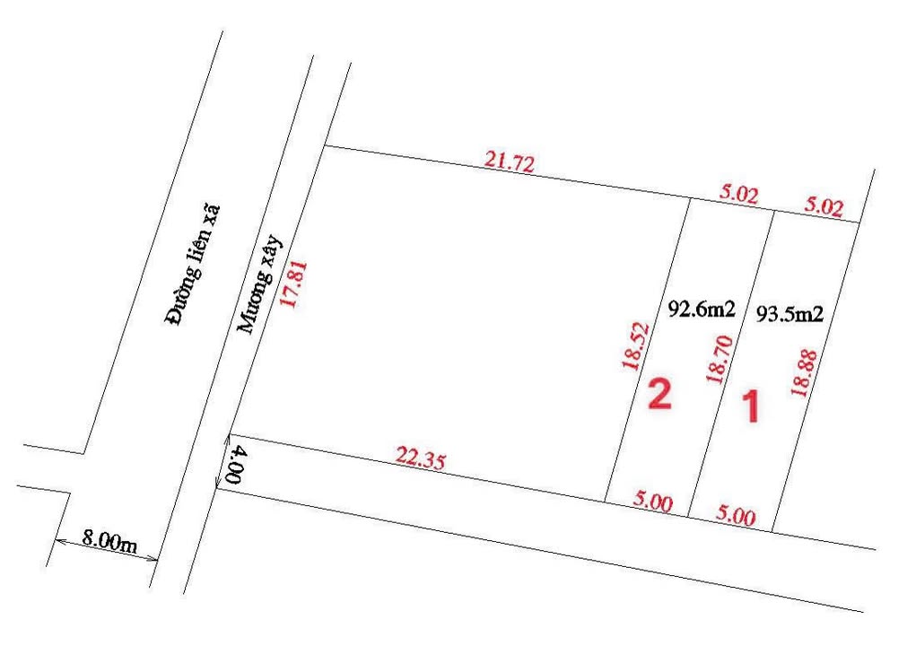 Đất nền xã Đại Xuyên, Phú Xuyên 92.6m² giá chỉ 2 tỷ - Đầu tư sinh lời ngay!