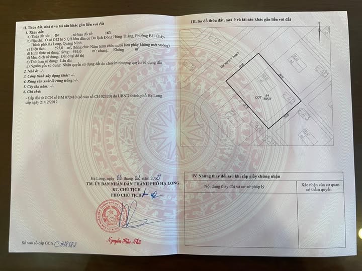 Nhà phố Đông Hùng Thắng Bãi Cháy 595m² giá 59.5 tỷ - Sổ đỏ trao tay ngay!