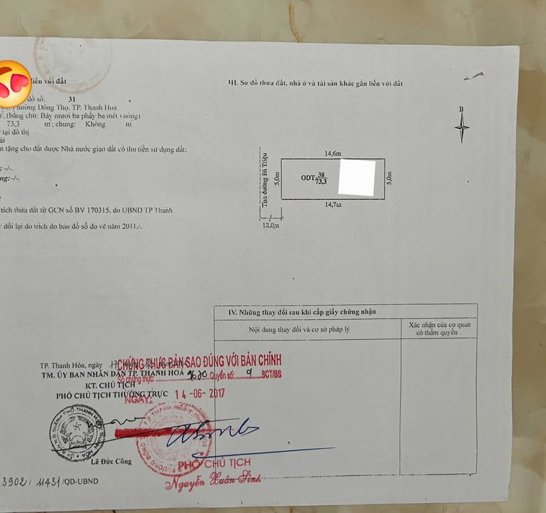 Nhà 4 tầng đường Bà Triệu, phường Đông Thọ, diện tích 74m² giá 7 tỷ - Đầu tư sinh lời cao!