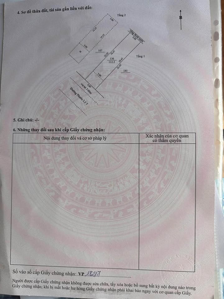 Nhà 2 tầng Phước Lý 5, 112m² giá 4.8 tỷ - Sẵn sàng vào ở!