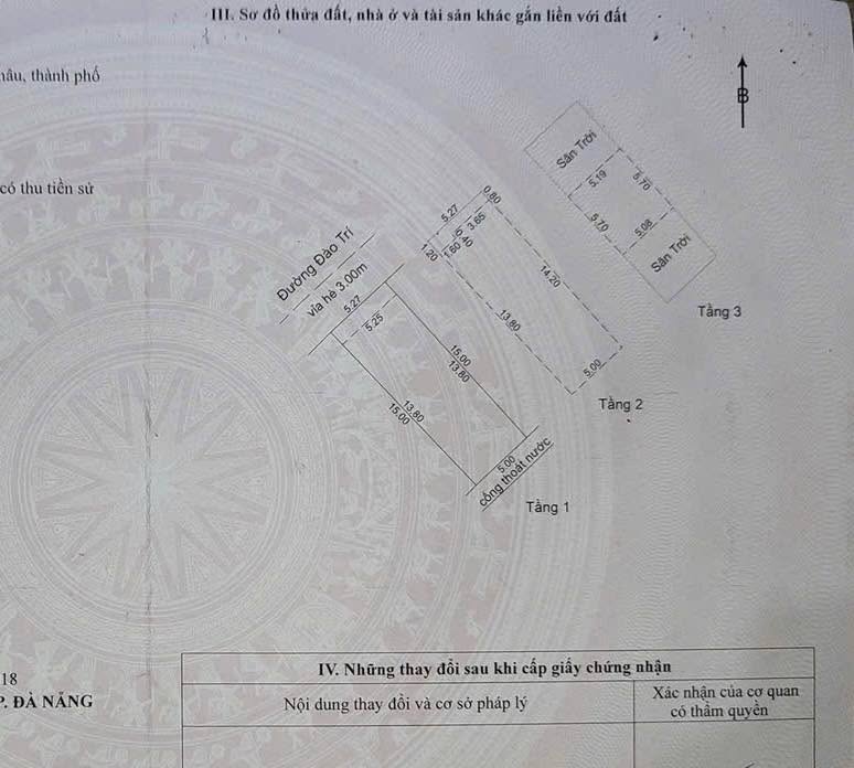 Nhà 3 tầng mặt tiền Đào Trí, Hòa Cường, 77m² giá 6 tỷ - Đầu tư sinh lời ngay!