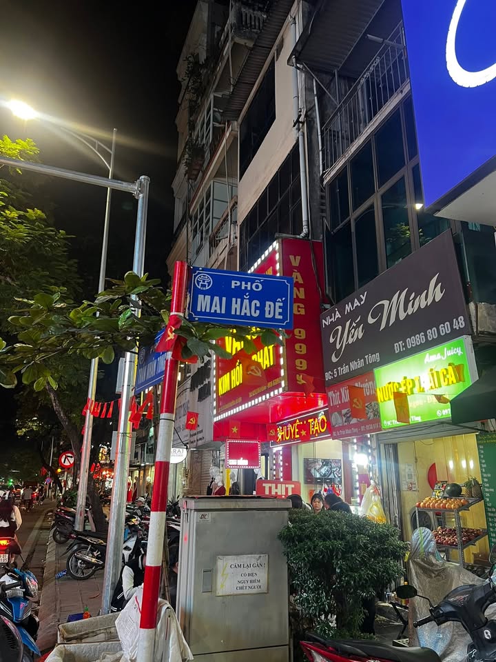 Nhà mặt phố Mai Hắc Đế, Quận Hai Bà Trưng 55m² giá 46.75 tỷ - Đầu tư kinh doanh sinh lời!