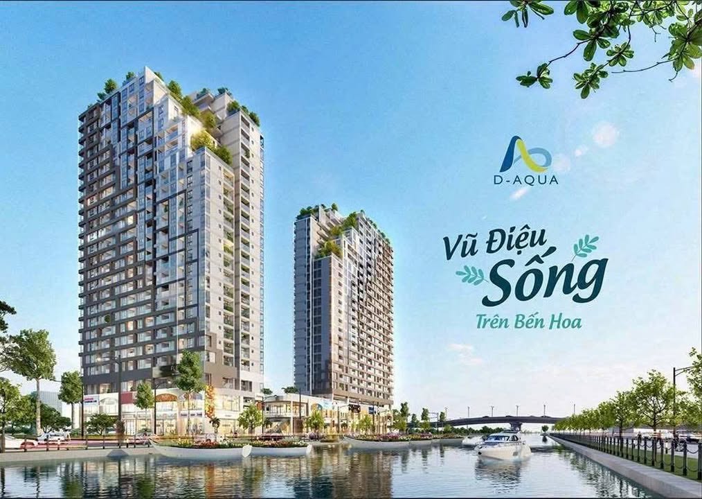 Shophouse D-Aqua Quận 8 116m² giá 4.93 tỷ - Mặt tiền đường Bến Bình Đông