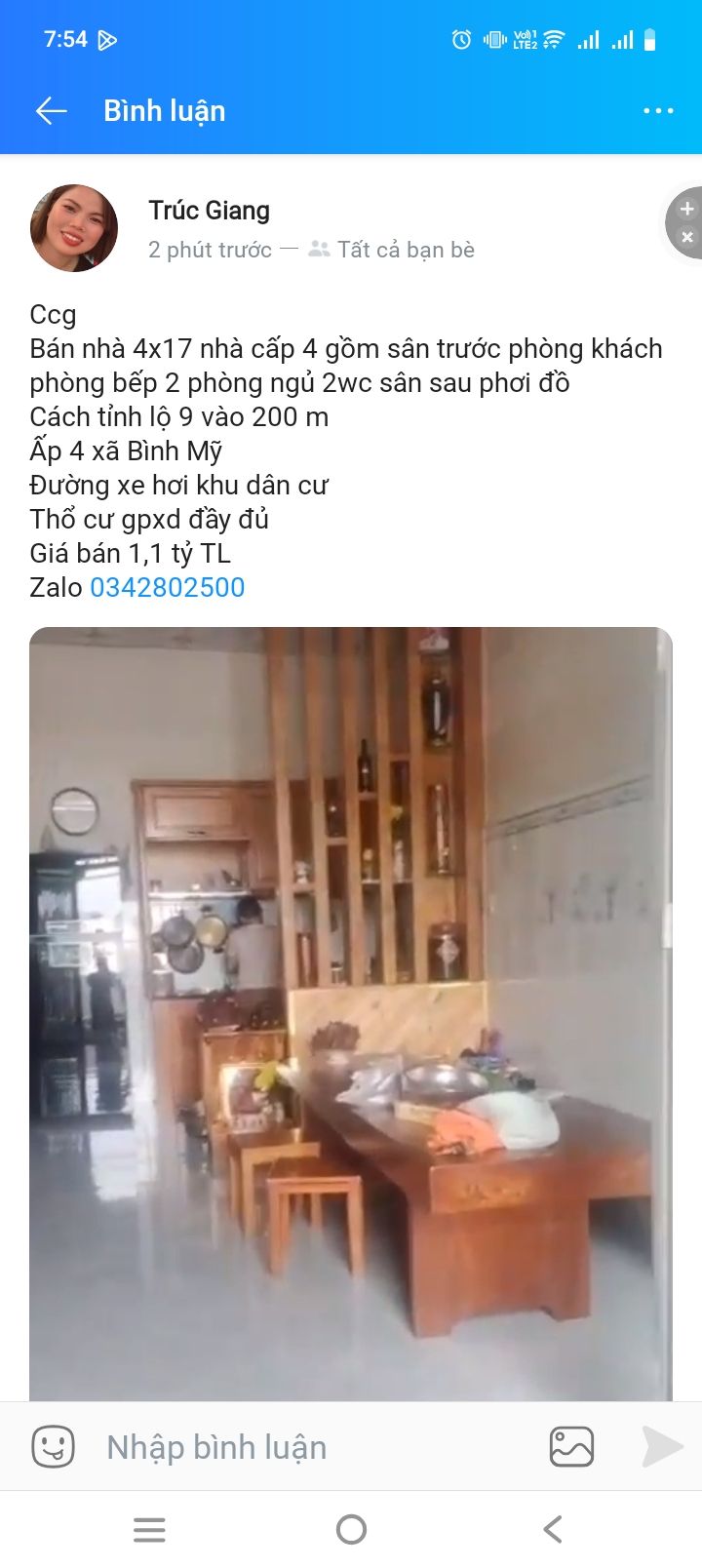 Bán nhà cấp 4 68m² tại Củ Chi giá 1,1 tỷ - Sổ hồng chính chủ!