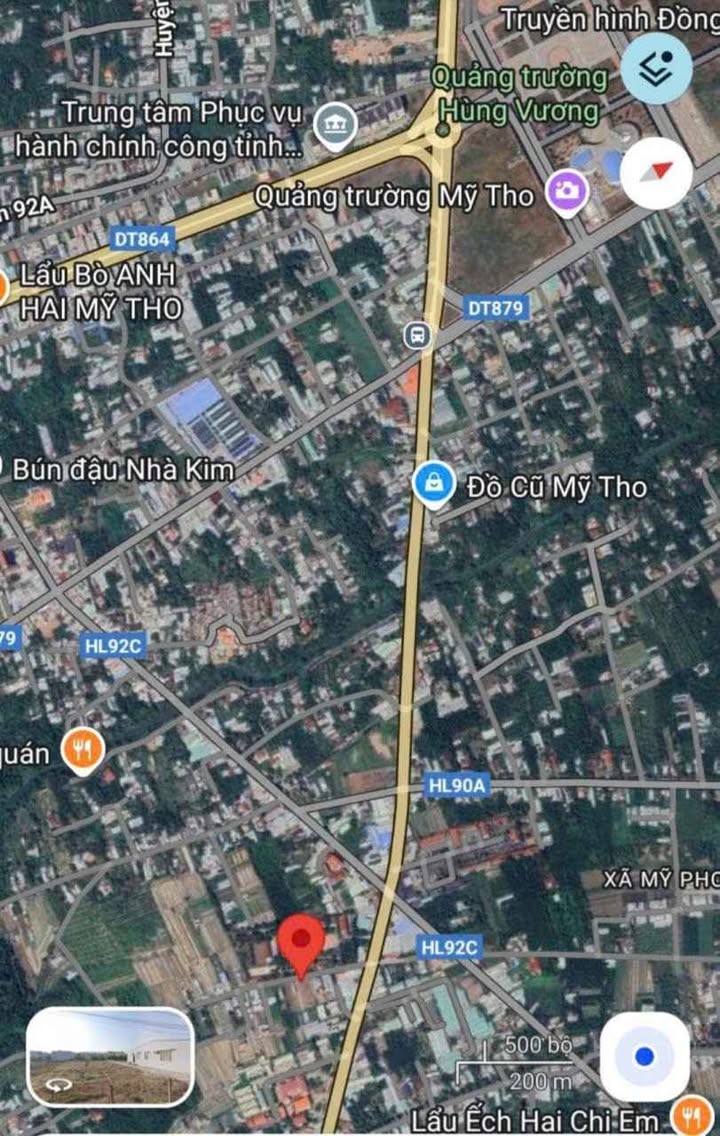 Đất thổ cư 260m² tại Mỹ Phong, Tiền Giang - Giá chỉ 1.8 tỷ, thuận tiện di chuyển!