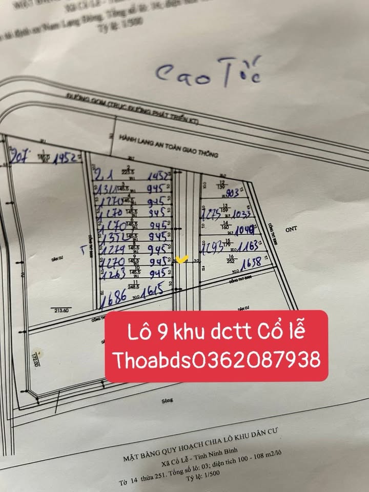 Đất nền Trực Tuấn 145m² giá 1.36 tỷ - Cơ hội đầu tư cuối cùng!