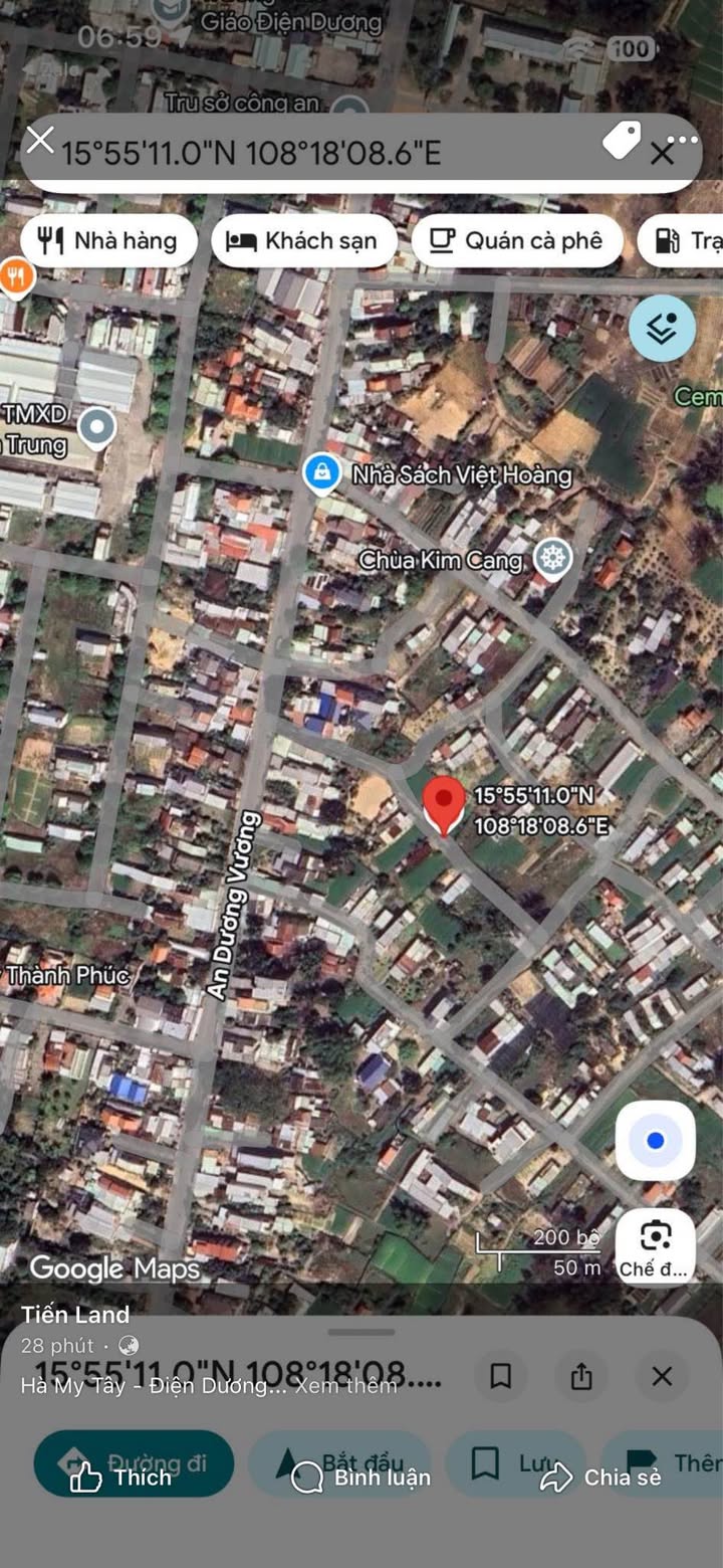 Đất nền chính chủ tại Hà My Tây, Điện Bàn 125m² giá 1.25 tỷ - Sổ hồng đầy đủ!