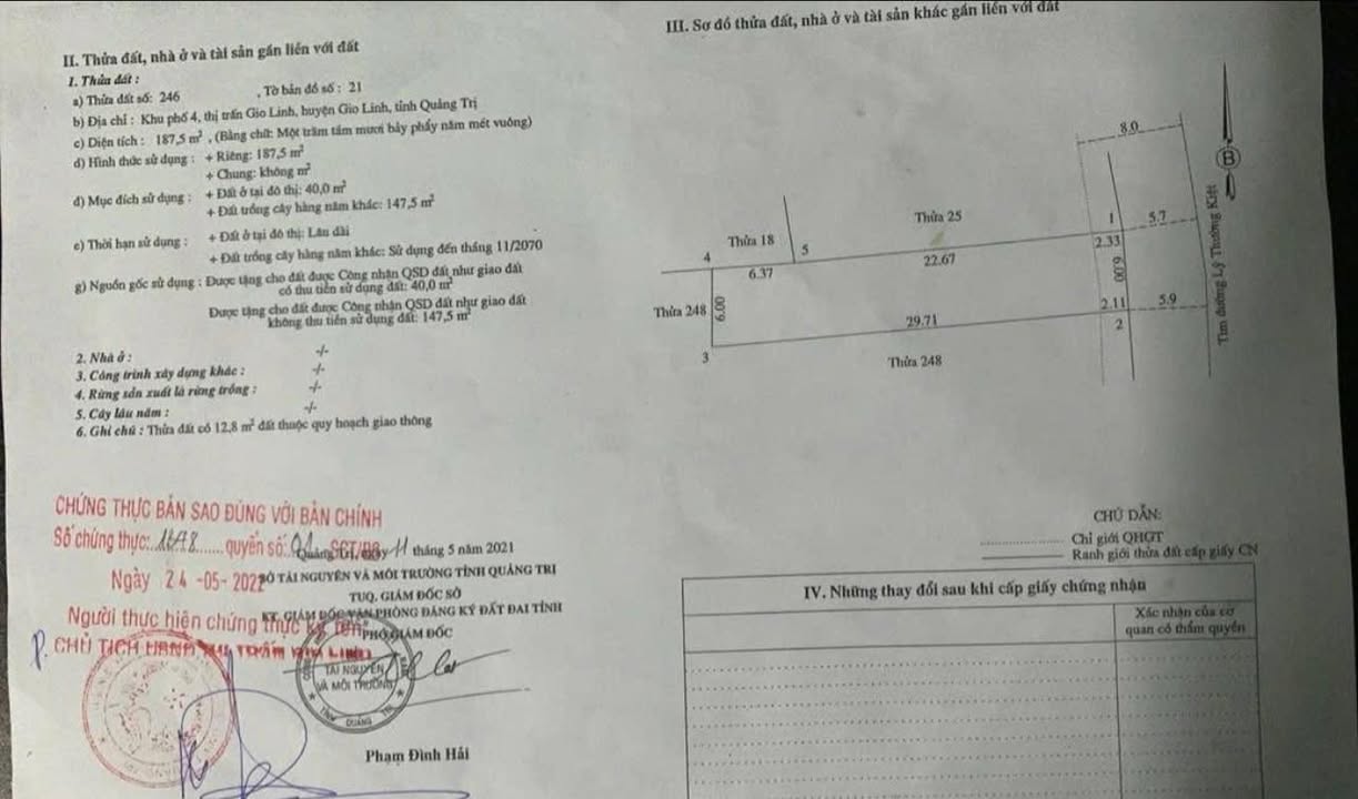 Đất đẹp Quận Gio Linh 150m² giá 1.2 tỷ - Vị trí đắc địa, đầu tư sinh lời ngay!