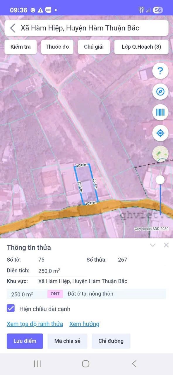Đất mặt tiền Hàm Hiệp 250m² giá chỉ 1.9 tỷ - Cơ hội đầu tư tuyệt vời!