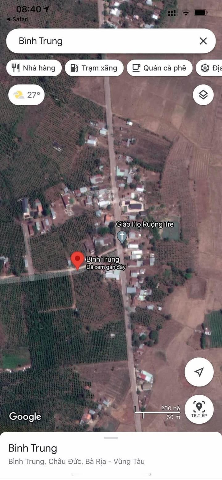 Đất Bình Trung, Châu Đức 9.353m² giá 18 tỷ - Cơ hội đầu tư hấp dẫn!