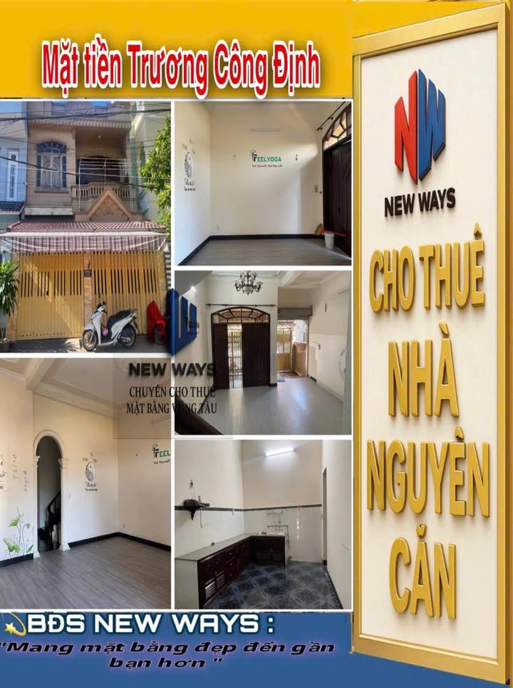 Mặt bằng cho thuê Trương Công Định, Vũng Tàu 119m² - Phù hợp kinh doanh đa ngành nghề!