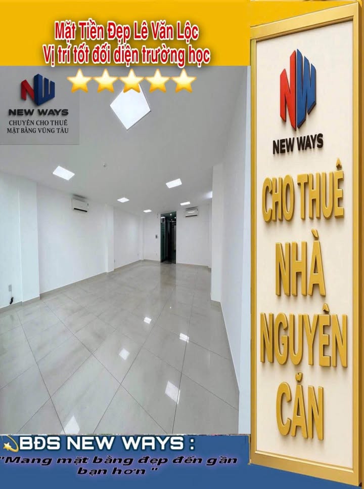 Nhà mặt tiền Lê Văn Lộc, Vũng Tàu 5m giá 14 triệu - Kinh doanh sầm uất!