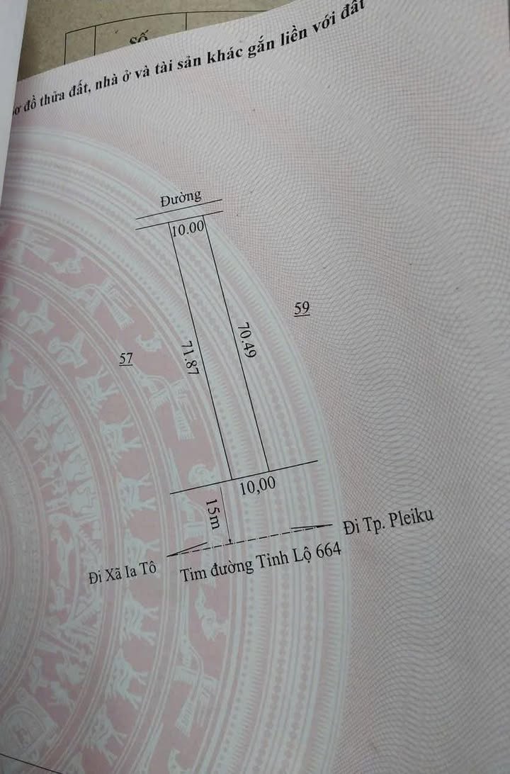 Đất nền 710m² tại tỉnh lộ 664, thị trấn Ia Kha - Giá chỉ 820 triệu!