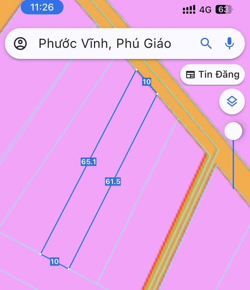 Đất thổ cư Phước Vĩnh 600m² giá 1.05 tỷ - Sổ hồng chính chủ, đầu tư sinh lời!