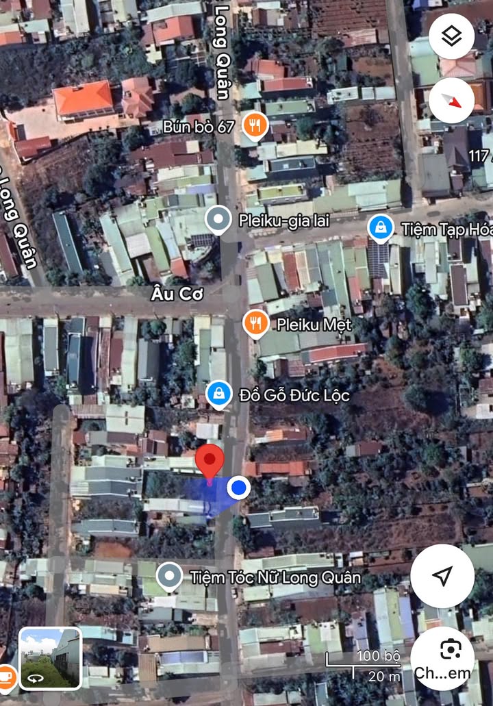 Đất mặt tiền đường Lạc Long Quân, Pleiku 168m² giá 2.199 tỷ - Cơ hội đầu tư tuyệt vời!