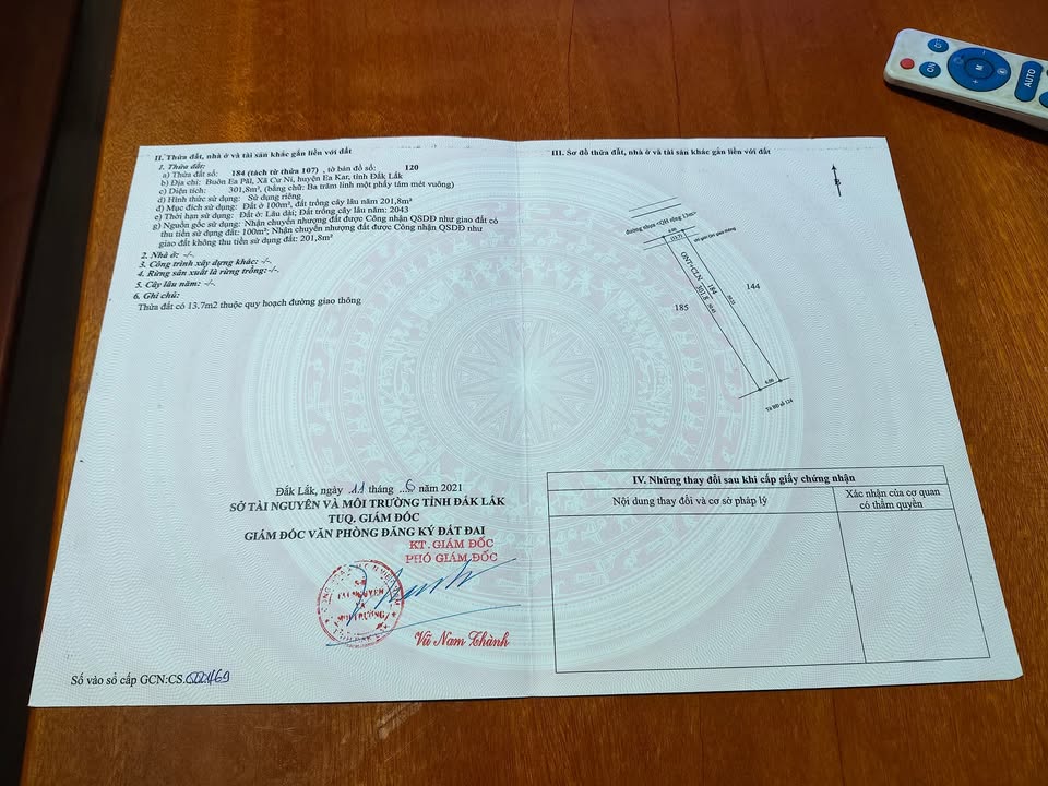 Đất thổ cư 300m² xã Cư Ni, Ea Kar - Gần đường Quang Trung, giá thỏa thuận!