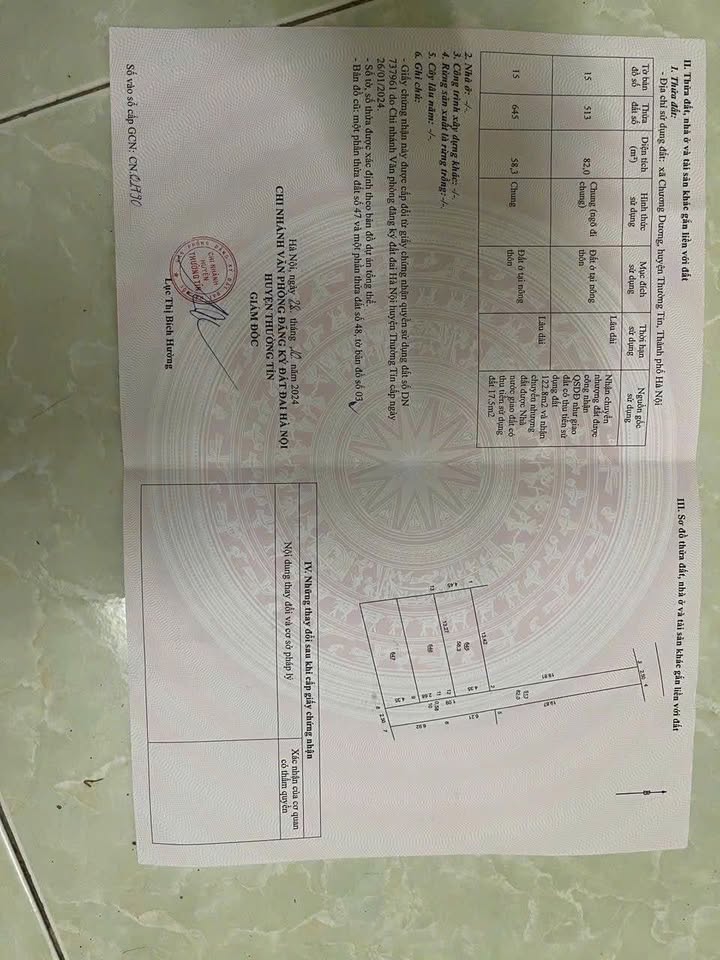 Đất chính chủ tại xóm 2 Chương Dương 58.3m² giá chỉ 2.6 tỷ - Cơ hội đầu tư hấp dẫn!