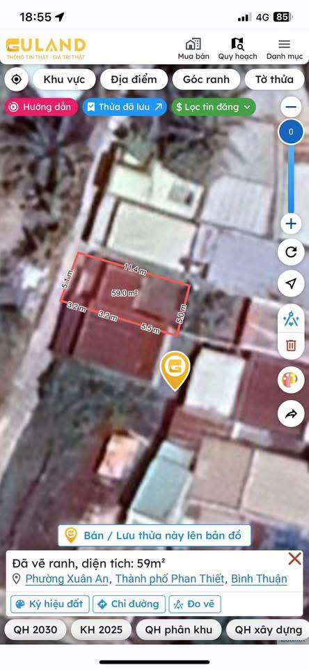 Đất nền Phan Thiết 58m² giá 860 triệu - Vị trí đắc địa, đầu tư sinh lời!