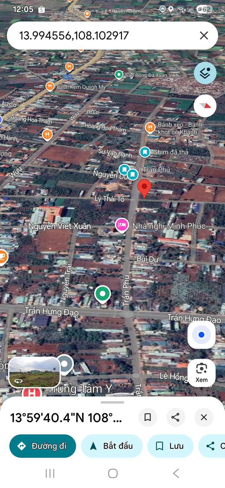 Đất nền góc 2 mặt tiền Trần Phú - Lý Thái Tổ 400m² giá 1.89 tỷ - Cơ hội đầu tư tuyệt vời!