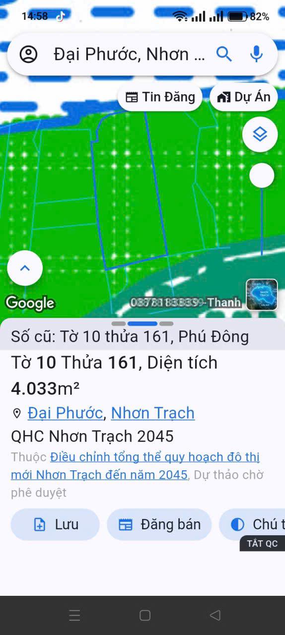 Đất ruộng Phú Đông Nhơn Trạch 1000m² giá 1.85 tỷ - Cơ hội đầu tư hấp dẫn!