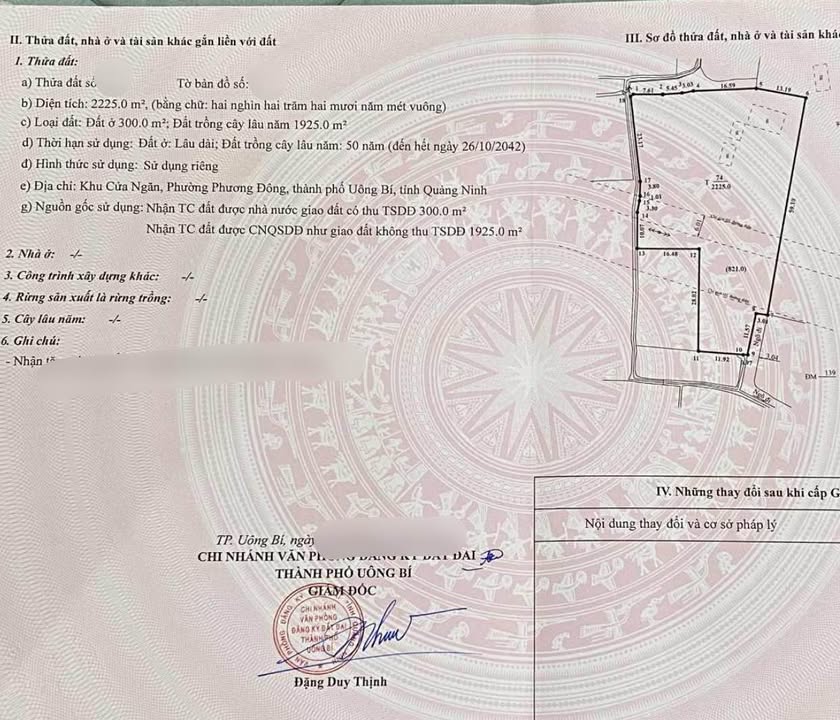 Đất nền khu Cửa Ngăn, Yên Tử, Quảng Ninh 2.225m² - Đầu tư sinh lời tuyệt vời!