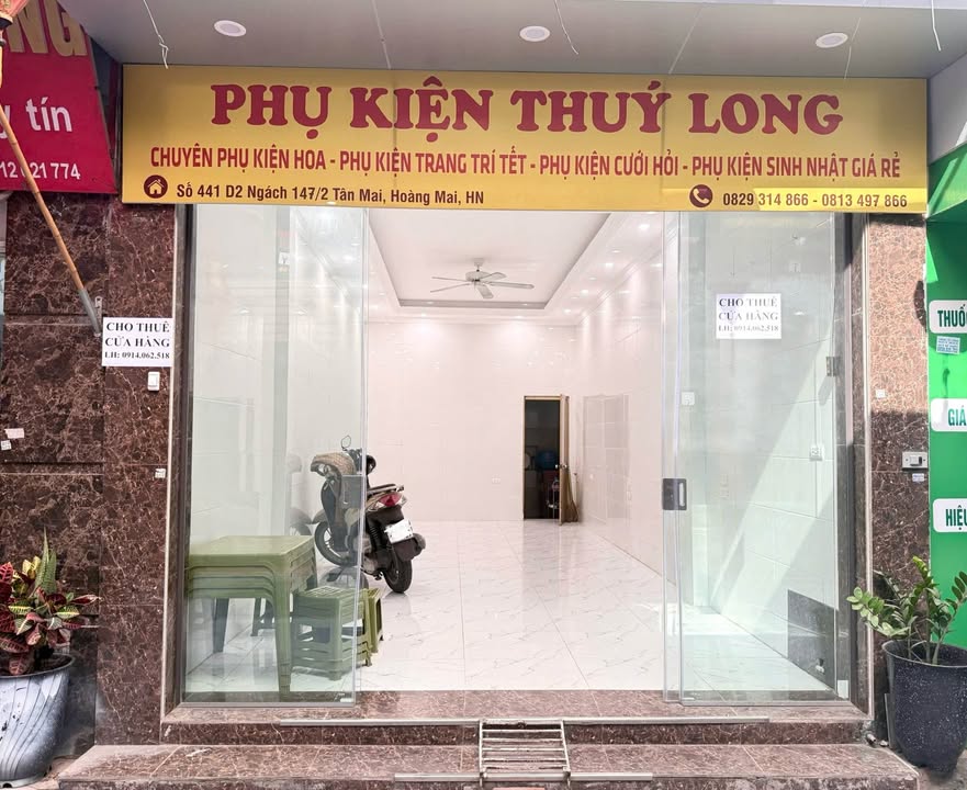 Mặt bằng cho thuê tại phố Tân Mai, Hoàng Mai 42m² - Vị trí đẹp, phù hợp kinh doanh!