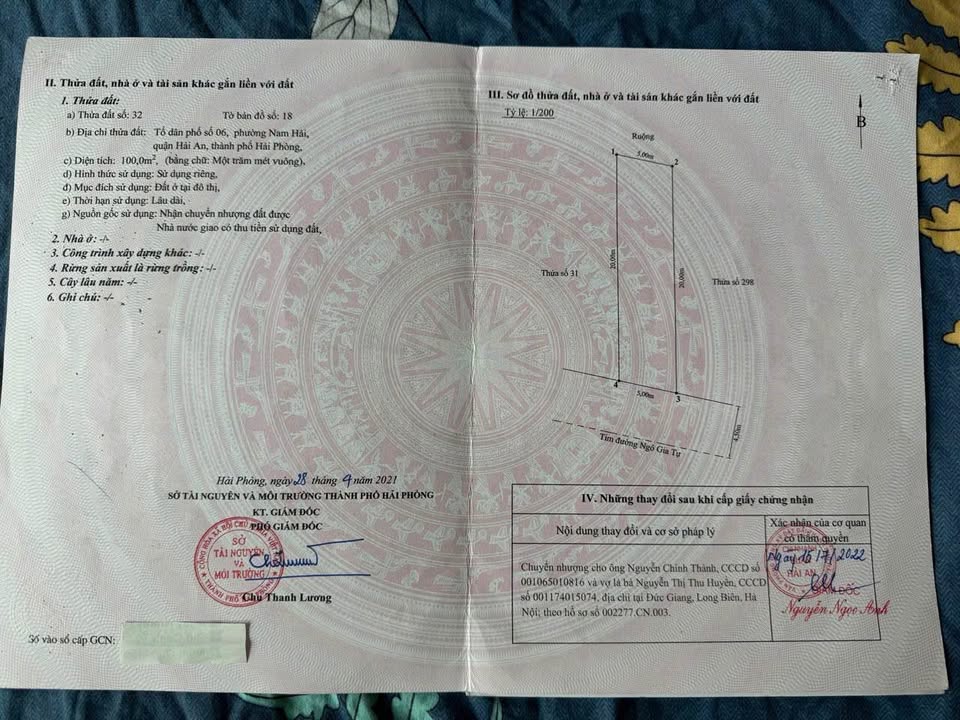 Đất nền mặt đường Ngô Gia Tự, Hải An 100m² - Vị trí kinh doanh đắc địa!