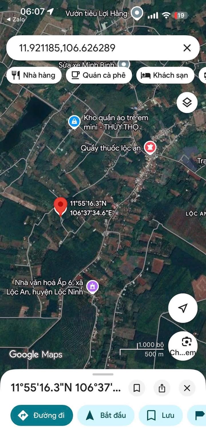 Đất nền 1200m² Lộc An, Lộc Ninh chỉ 800 triệu - Đầu tư sinh lời ngay!