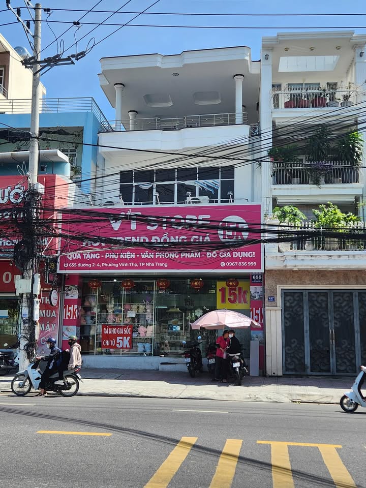 Nhà mặt tiền đường 2/4, Vĩnh Thọ, Nha Trang 95.5m² giá 17 tỷ - Đầu tư sinh lời ngay!
