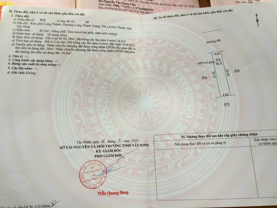 Đất thổ cư Long Thành Trung 82.5m² giá 900 triệu - Đầu tư sinh lời ngay!