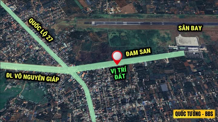 Đất mặt tiền Đam San, Buôn Ma Thuột 245m² giá 8 tỷ - Cơ hội đầu tư hiếm có!