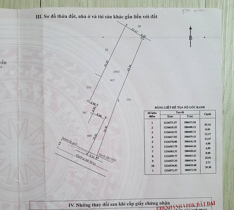 Đất thổ cư Củ Chi 1.093m² giá 8.6 tỷ - Sổ đỏ chính chủ