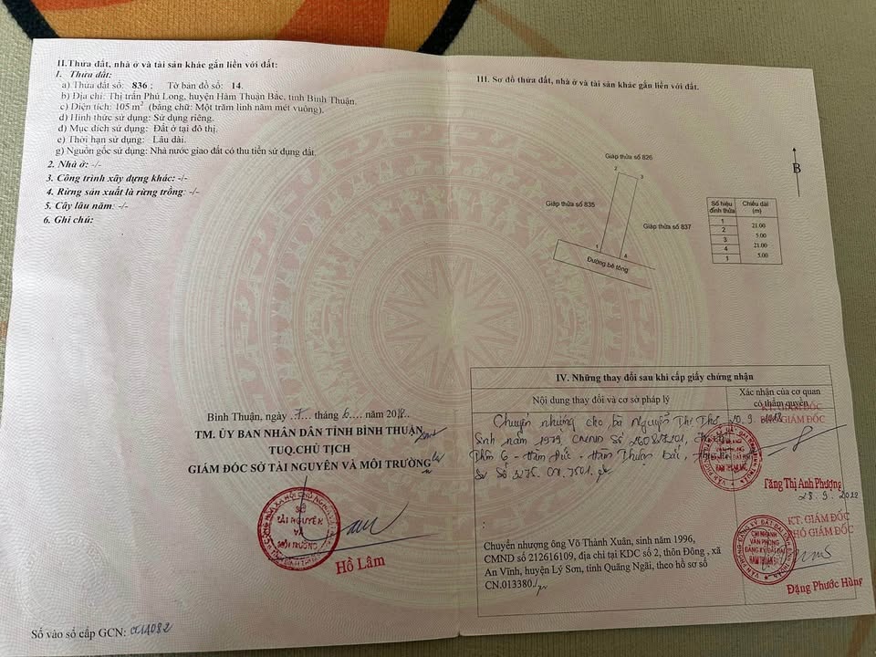 Đất thổ cư 100m² tại thị trấn Phú Long chỉ 700 triệu - Cơ hội đầu tư tốt!