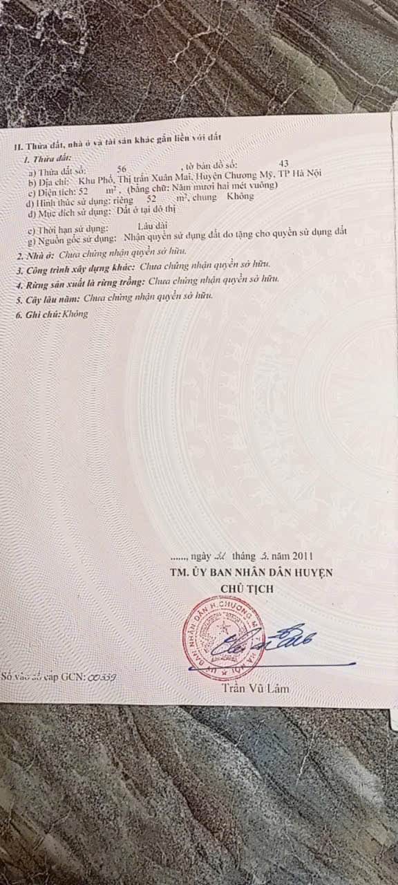 Bán nhà mặt đường Quốc lộ 21A, Lương Sơn 52m² giá 5.2 tỷ - Kinh doanh thuận lợi!